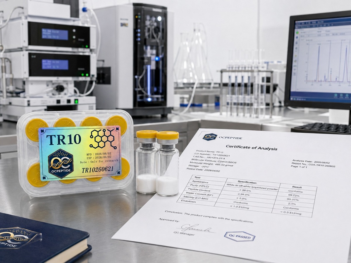 MANDY laboratory quality testing and COA