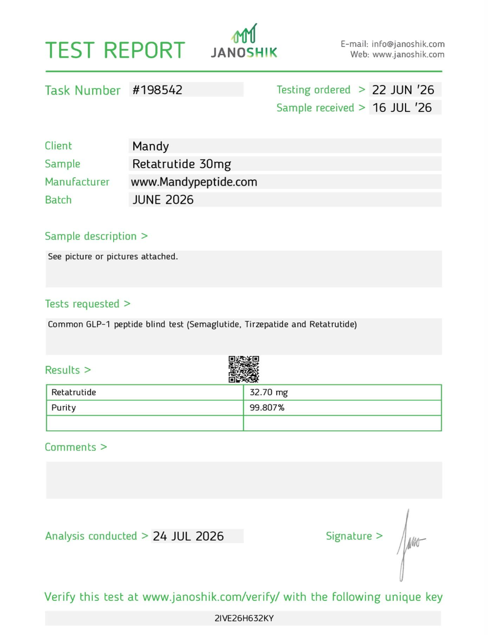 TR10 COA